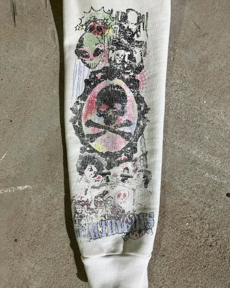 Y2K American High Street Harajuku Casual Loose Oversized Hoodie Men Hi