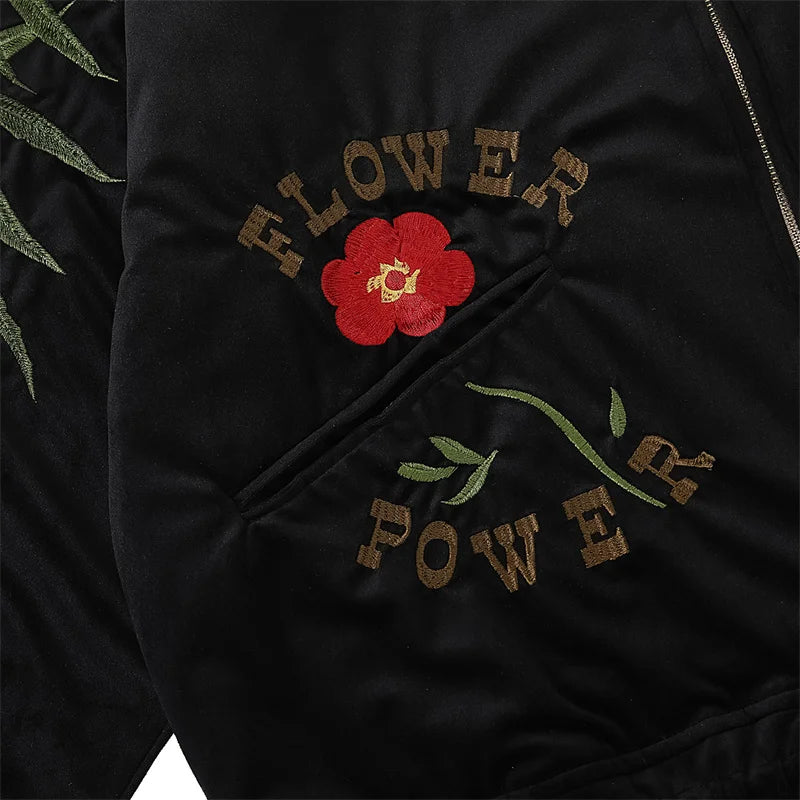 graphic outerwear featuring kanye co branded commemorative high quality heavy industry fully embroidered cotton winter jacket for men and women design – premium quality jacket for men