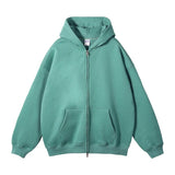 Harajuku crying character featuring oversized zip up hoodies kanye autumn and winter double zippered men cardigan hoody streetwear hooded casual female sweatshirt