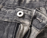 2023 european and american vintage digital printing jeans washed distressed straight denim pants mens streetwear y2k jean pants unique jeans style 5799