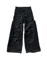 black ripped y2k baggy jeans harajuku hip hop high waist denim pants 2024 new gothic retro jeans for men wide leg streetwear unique jeans style 374