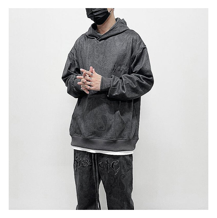 Vaporwave Drop – Fashion Paisy Hoodies Pullover Casual Suede Hooded – Streetwear Fashion for Men & Women