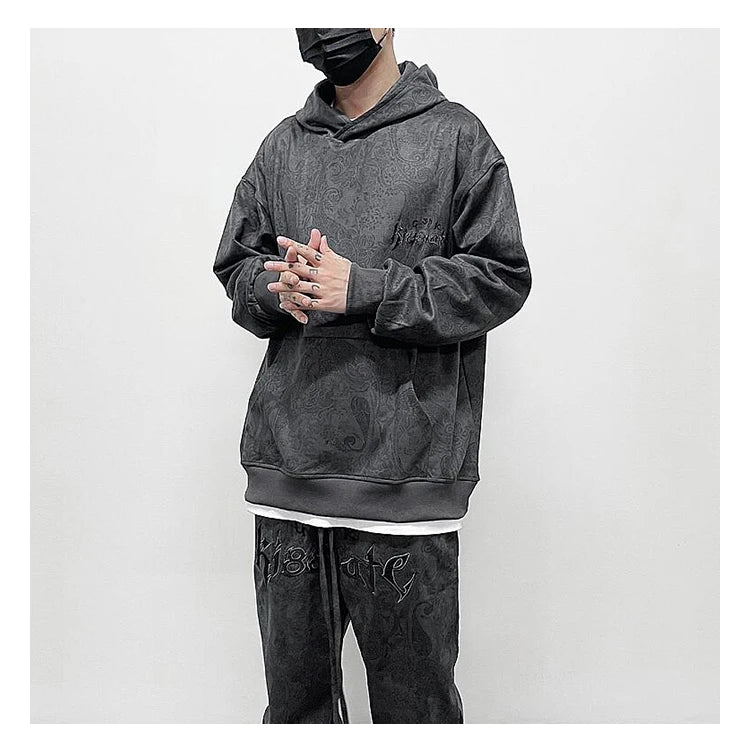 Vaporwave Drop – Fashion Paisy Hoodies Pullover Casual Suede Hooded – Streetwear Fashion for Men & Women