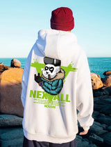 Autumn Punk Panda Printed Hoodie For Men New In Harajuku Fashion Fleece