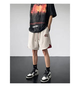 Korean fake two-piece sports basketball shorts men summer American fashion brand high street versatile couple retro sweatpants