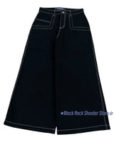 hip hop letter embroidery baggy jeans harajuku y2k streetwear wexwear jeans gothic pants womens high waist wide leg trousers denim street jeans