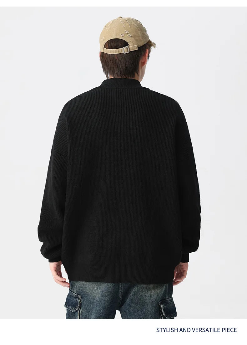 unisex flame knitwear, statement piece, trendy streetwear apparel for men and women