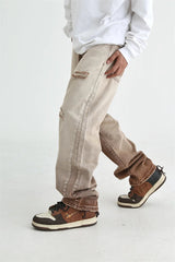 fashion denim jeans mens destoryed holes zipper straight jeans hip hop streetwear spring summer casual joggers jeans men pants unique joggers style 4155