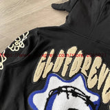 Towel Embroidered Cartoon Camouflage Glo Gang The Glory Full Zip Hoodi