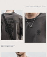 Cyberpunk Crying angel – Pure Cotton Short Sleeved T Shirt For Men New Fashion Ins Lo