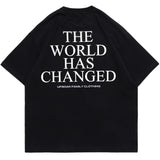 Harajuku Oversized Shirt – Aolamegs Men Horror Hand Earth Printed T Shirt Summer Gothic – Modern Streetwear for Everyone