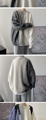 y2k fire graphic sweater, edgy streetwear for bold fashion-forward winter outfits, mens fashion layer for modern streetwear c