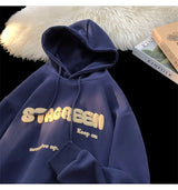 2024 New Letter Printed Hoodies For Men and Women Autumn Y2K Streetwear Hooded Sweatshirts Fleece Vintage Fashion Pocket Hoody