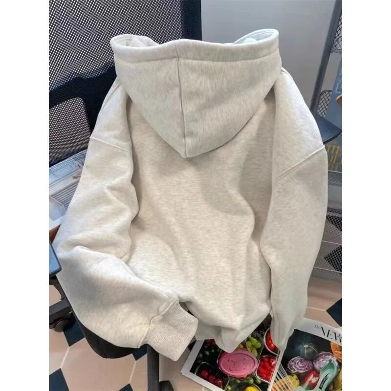 New Letter Cartoon Graphic Printed Hooded Sweatshirts For Men Autumn
