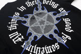 Gothic Oversized Tee – Rainbowtouches Mens High Street Long Shirts Casual T Shirt F – Edgy Streetwear for All Genders