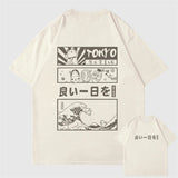 Anime Aesthetic Shirt – Men Hip Hop Streetwear T Shirt Japanese Kanji Cartoon – Edgy Streetwear for All Genders