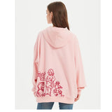Chicvoy Women Hoodie Y2K Scrawl Graphic Harajuka Sudaderas Grunge Pull