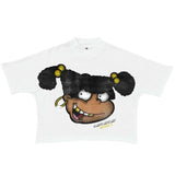 Trapwear Graphic tee – Harajuku Y2K Oversized T Shirt Vintage Girl Graphic T Shirts