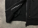 New Luxury Men Novelty Metal Rivets Hoodies Hoody Hooded Sweatshirts V