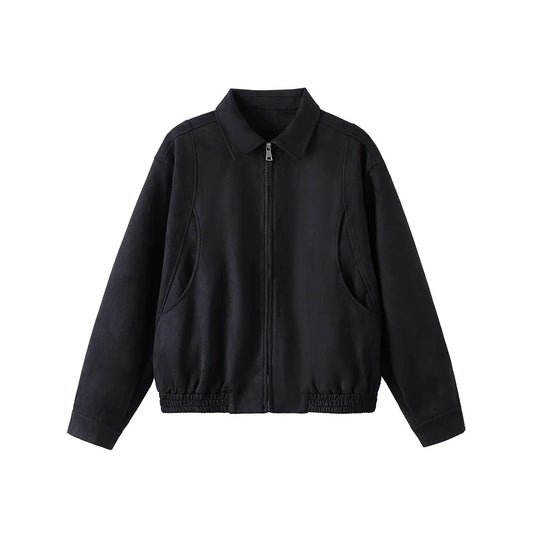 checkered varsity bomber, high-street look, men's streetwear fashion, trendy oversized fit, urban techwear design, modern hip