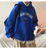 Autumn Mens Letter Design Printed Pullovers Hoodies Y2K Vintage Street