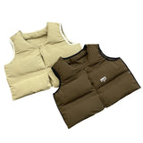 New 2023 Luxury Men Classic Kanye West Coast Reversible Coats & Jackets / Down Coats Vest Cotton Thicken Warm Winter #440