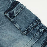 vintage multi pocket jeans mens harajuku cargo denim pants retro hip hop straight loose jean pants men clothing 1 unique cargo style 467