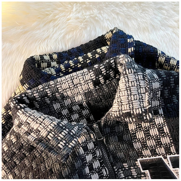 wear 7317c1 design fit oversized hip essential print everyday spring-fall-plaid-jacket-vintage-lapel-jacket-racing-jackets-pu-leather-zipper-coat-loose-mens-jacket-harajuku-couple-outerwear fashion - image casual graphic unisex style hop premium style quality material streetwear urban high streetwear design ID acf84