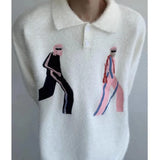 layered flame street knit, photo-ready knit, trendy urban fashion top for men, layered streetwear look