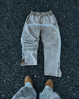 korean style fashionable loose pants high waisted couple y2k straight leg pants sporty and minimalist striped casual pants clean everyday pants