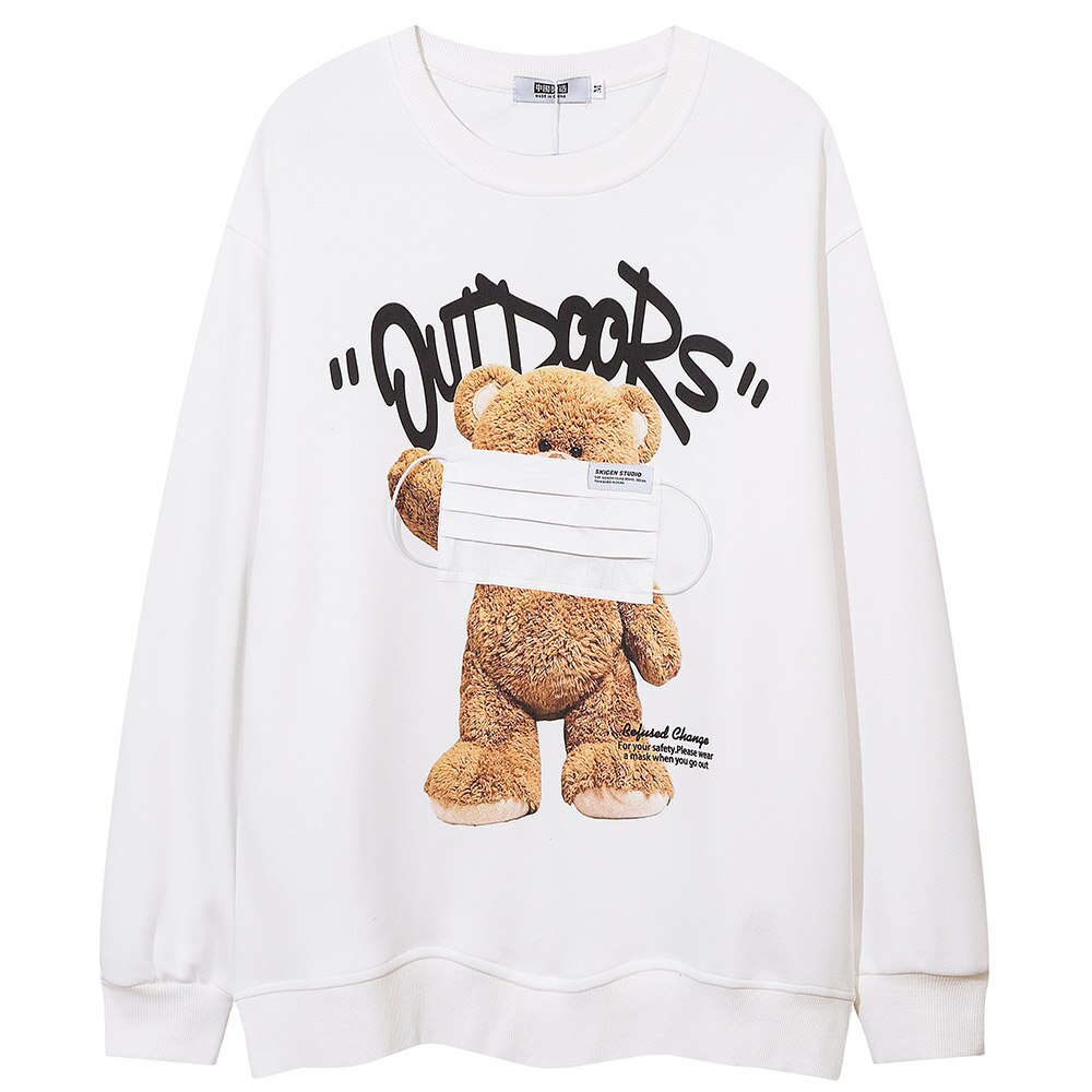 "Outdoors" Unisex Men Women Streetwear Graphic Sweatshirt Daulet Apparel