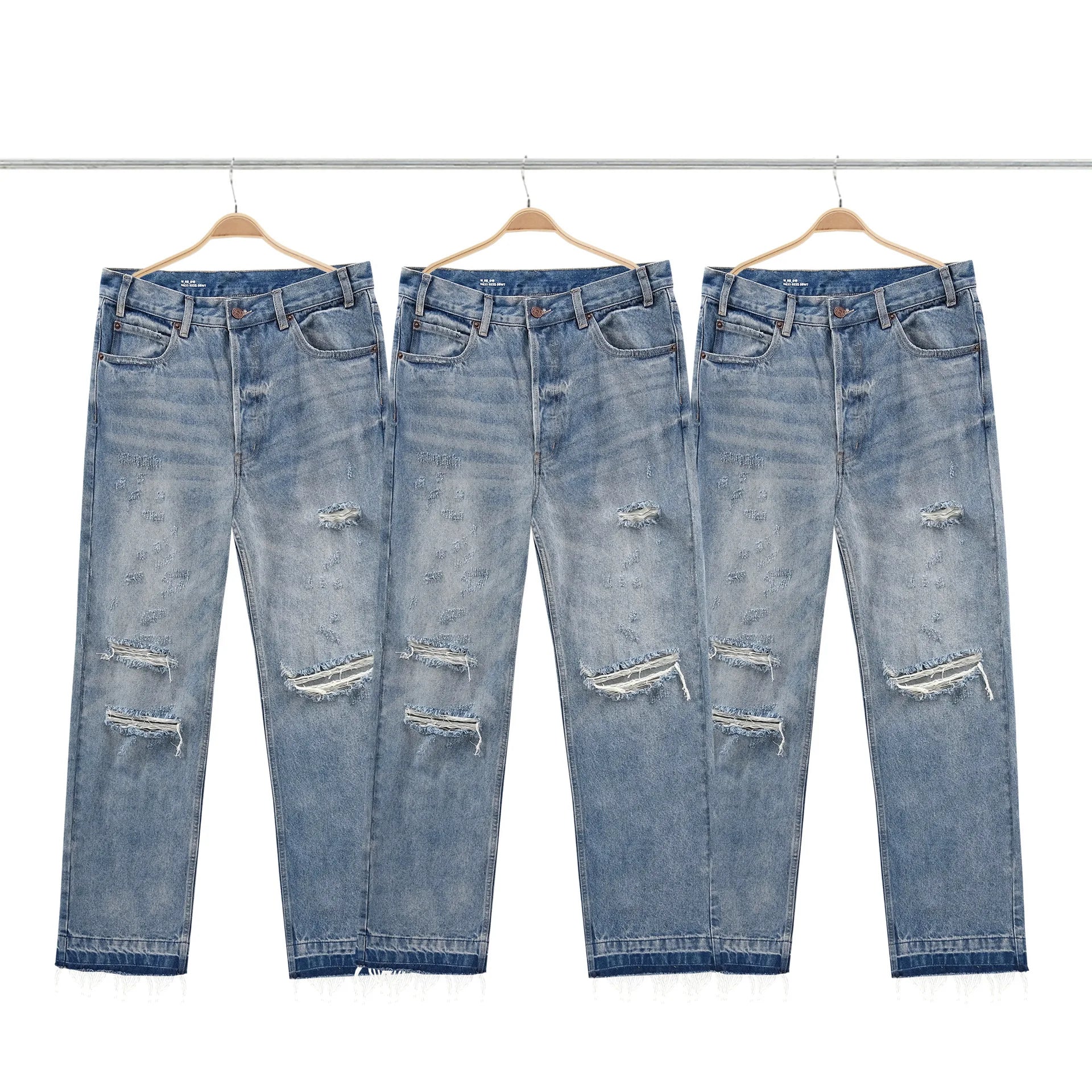 2023 brand new classic n833 033s 08wt ripped holes jeans cotton denim pants comfort casual jeans size cargo 28 34 614 unique cargo style 1447