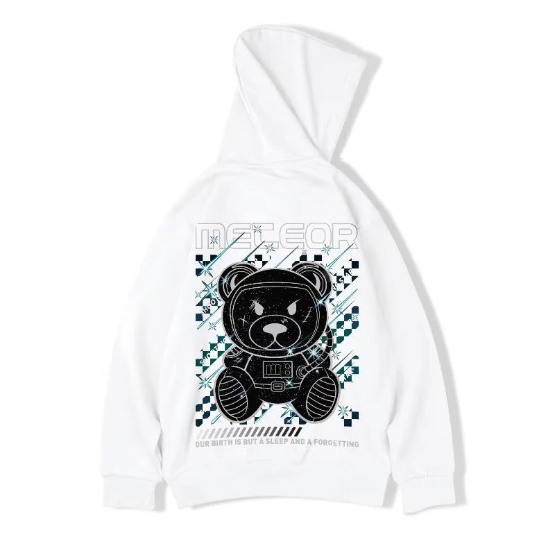 2020 Fashion Mens Hoodies Spring Autumn England Style Streetwear Print