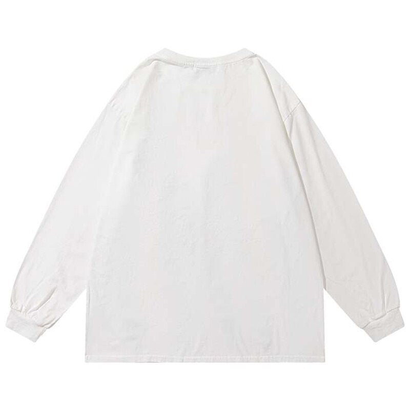 "Distressed" Unisex Men Women Streetwear Graphic Sweatshirt Daulet Apparel