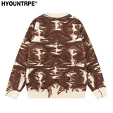 fashion stars tassel knitted sweater pullovers men fashion long sleeve loose sweater unisex autumn winter cotton jumper knitwear - urban fashion pullover, trendy hip hop fashion hoodie, high quality cotton hoodie