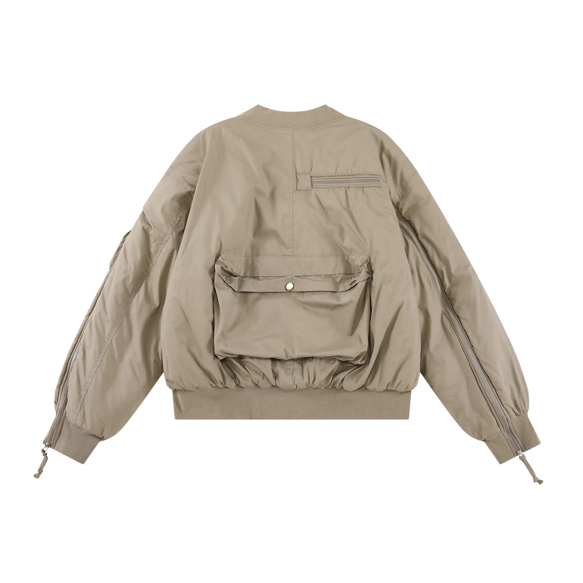 new 2024 khaki men rib sleeve fashion high couple baseball coats jackets abstract coat motor pilot winter warm 747 nan street - variant style bd48bb for streetwear fashion