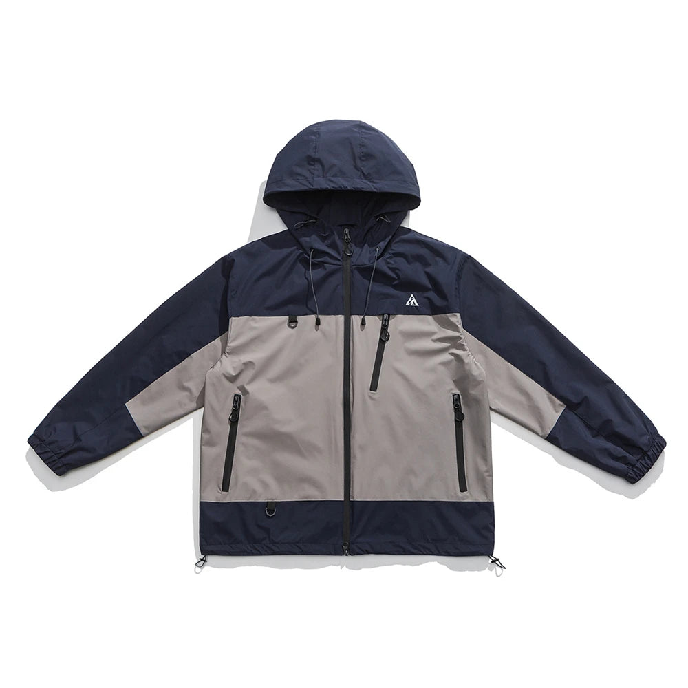 Urban quilted hooded parka high fashion fleece