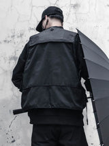 urban fashion featuring hip hop loose vest sportswear men casual cargo waistcoat with pockets military jacket coat streetwear tactical vests sweatshirts design – premium quality jacket for men