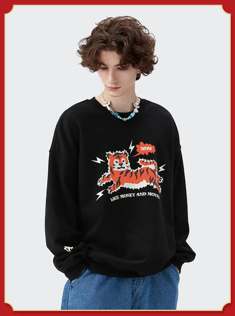 Glitchcore Design – Rainbowtouches 2022 New Mens Long Sleeve Vintage – Edgy Streetwear for All Genders