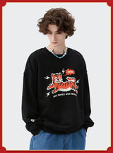 Glitchcore Design – Rainbowtouches 2022 New Mens Long Sleeve Vintage – Edgy Streetwear for All Genders