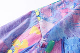 Dark Icon Colorful Printed Men's Shirts Short Sleeved Chest Pocket Hawaiian Shirts With Turn-down Collar Shirt For Holidays