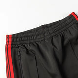 sea blue casual pants men woman loose comfortable side edge weaving stripe embroidery drawstring joggers sweatpants unique joggers style 5290