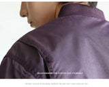 leather varsity coat, fall fit essential - comfortable cotton fit with bold prints