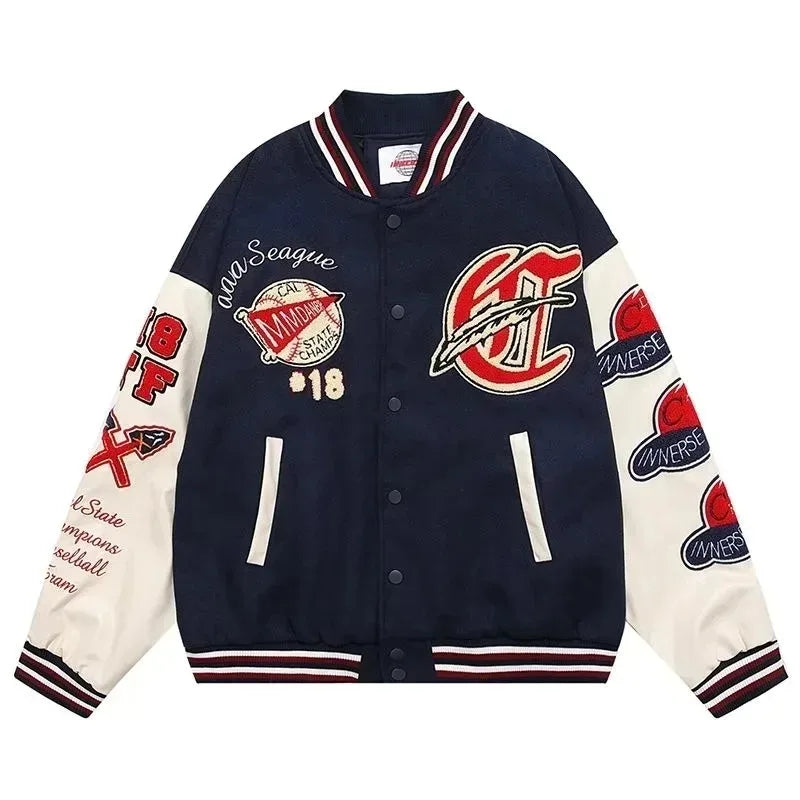 minimalist streetwear jacket, bold fashion piece, aesthetic