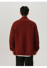 bold fire sweater, layered fit piece, aesthetic soft knit grunge sweater for cozy streetwear