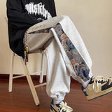 hip hop fashion anime printed sweatpants for men autumn casual corduroy baggy joggers pantalones hombre y2k streetwear trousers urban active pants