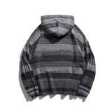 grunge fire sweater, streetwear drip, cozy knitwear for men, oversized grunge aesthetic winter top