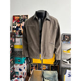 retro baseball outerwear, daily essential, men's streetwear fashion, trendy oversized fit, urban techwear design, modern hip 