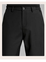 extended length edition men streetwear fashion hip hop vibe straight black pant casual business suit long pants trousers unique default style 1757