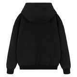 Hardcore skatercore hoodie with bold skater typography